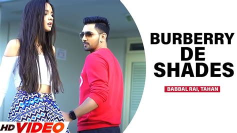 utto paundi burberry de shades|Babbal Rai .